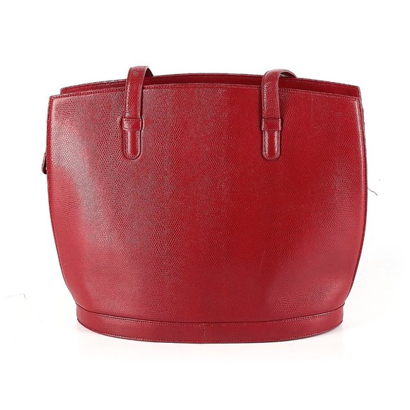 MiMi DiCarlo Leather Red Tote - Picture 2 of 9